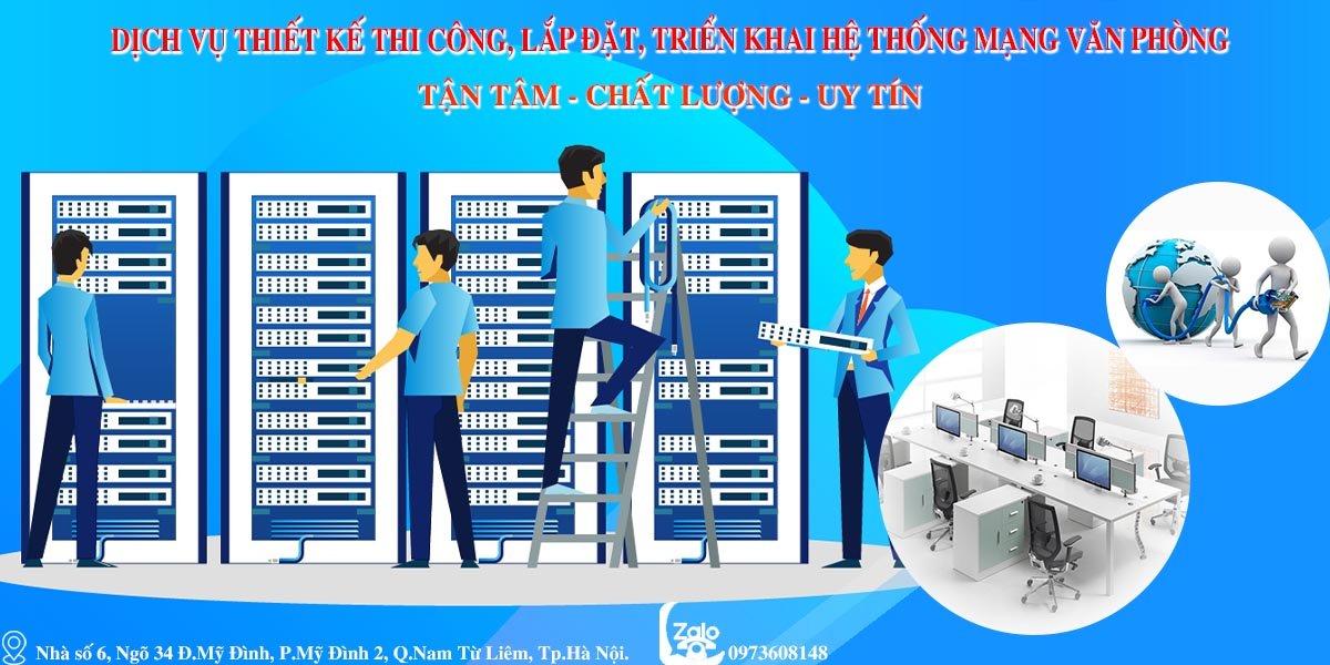 Dịch Vụ Tư Vấn, Triển Khai mạng LAN Văn Phòng Hà Nội