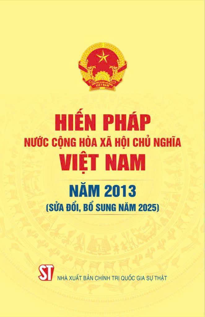 Sách Hiến pháp nước Cộng hòa XHCN Việt Nam 2025 PDF - sửa đổi 2025