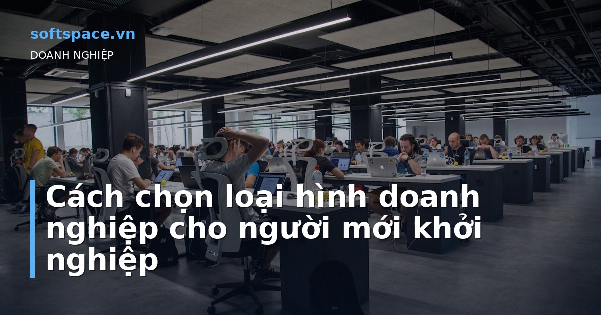 Bài viết Cách chọn loại hình doanh nghiệp cho người mới khởi nghiệp