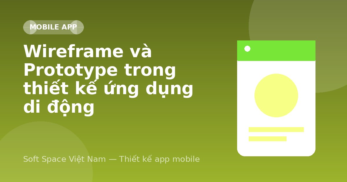 Ảnh minh hoạ: Wireframe và Prototype trong thiết kế ứng dụng di động