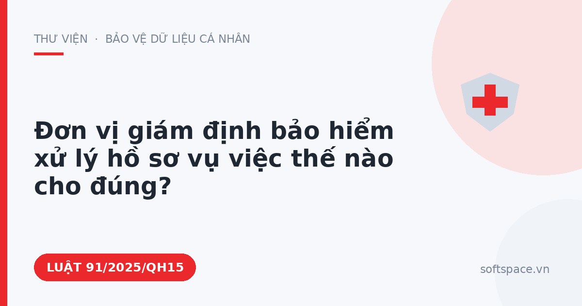 Theo Luật Chuyển đổi số 2025, đơn vị giám định bảo hiểm xử lý hồ sơ vụ việc thế nào cho đúng?